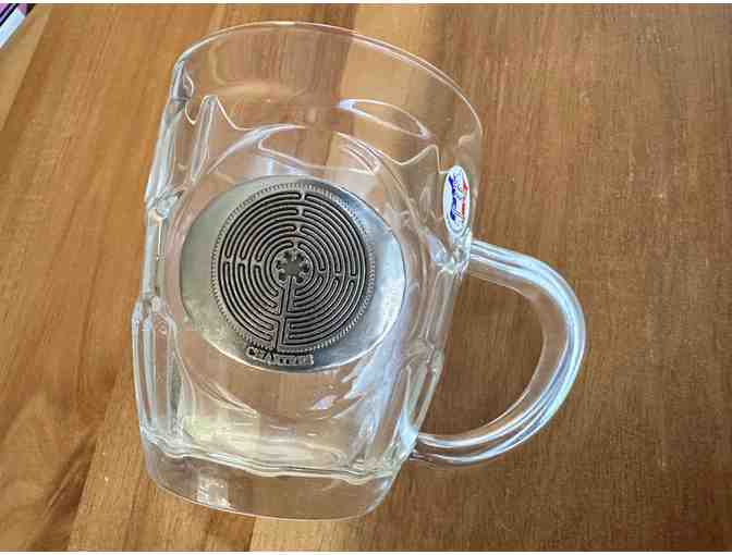 Labyrinth Glass Mug | Chartres, France