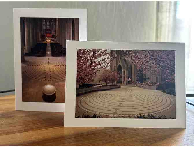 Grace Cathedral Labyrinths | Set of 2 Photographic Notecards