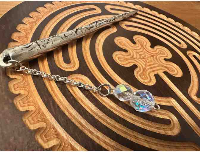 Heart of Chartres Labyrinth | Cherry Wood & Stained