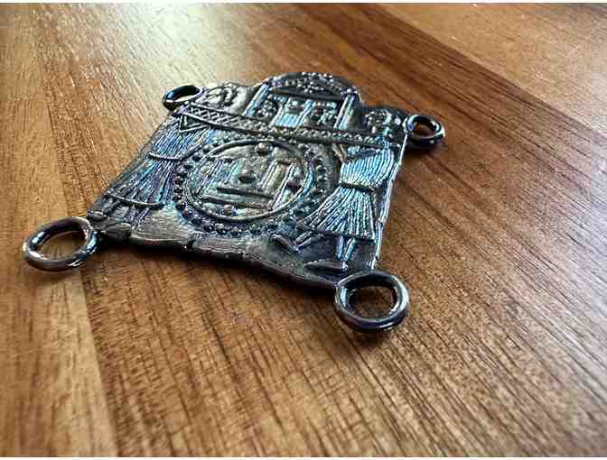 Pilgrimage Badge with subtle RAINBOW SHEEN