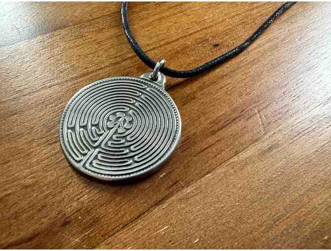 Peace Labyrinth | Hand-Poured Pewter Necklace