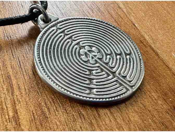Peace Labyrinth | Hand-Poured Pewter Necklace