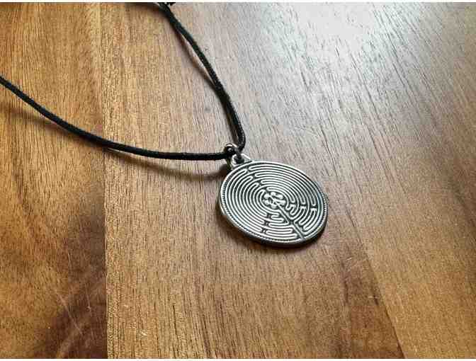 Peace Labyrinth | Hand-Poured Pewter Necklace