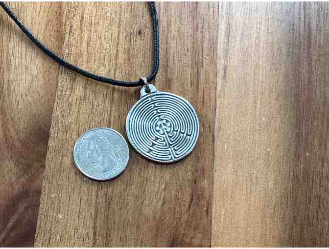 Peace Labyrinth | Hand-Poured Pewter Necklace