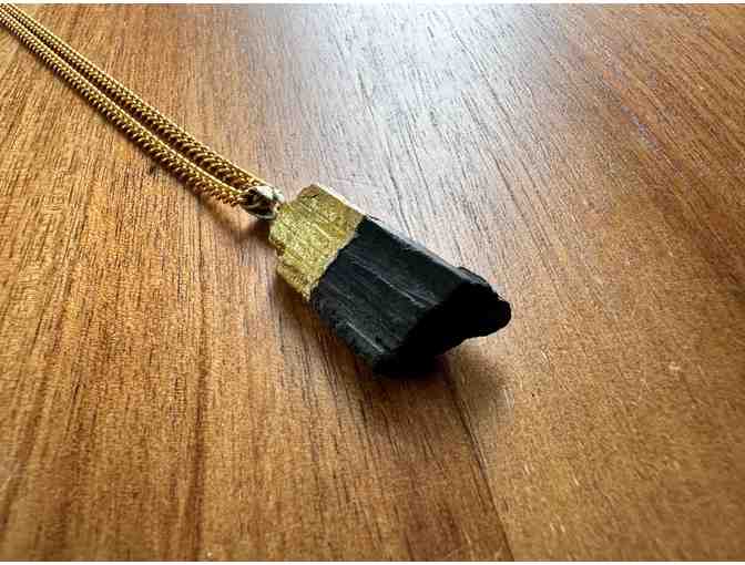 Rough Pendant | Black Tourmaline