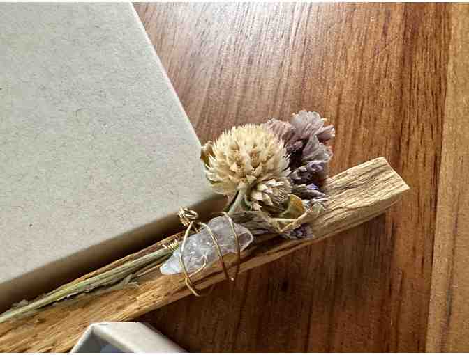 Floral & Crystal Wand