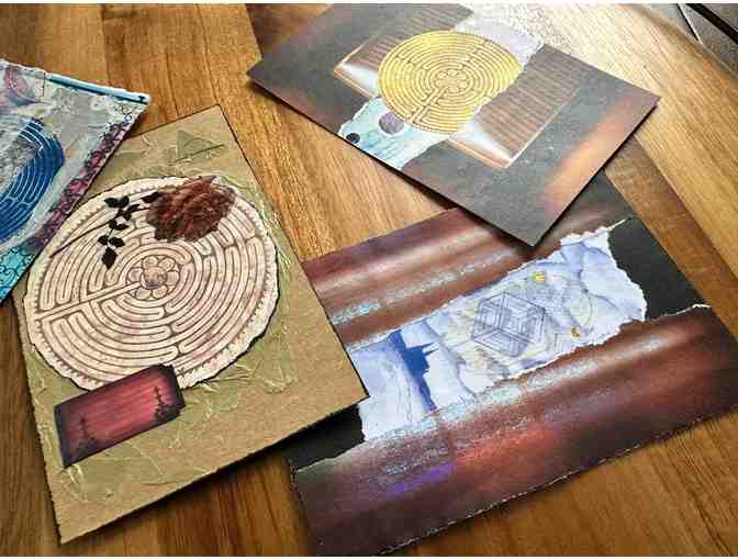 Series of Four Original Art Pieces | Thresholds by Laura Esculcus