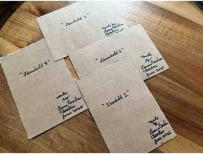 Series of Four Original Art Pieces | Thresholds by Laura Esculcus