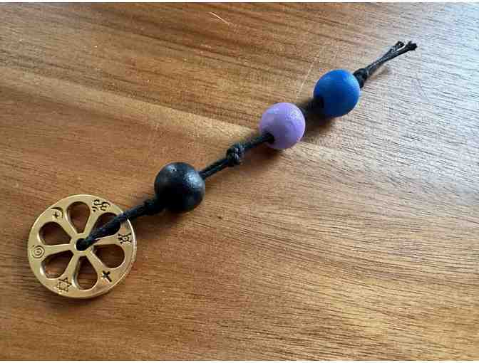 Sacred Wheel of Peace | Gold Tone