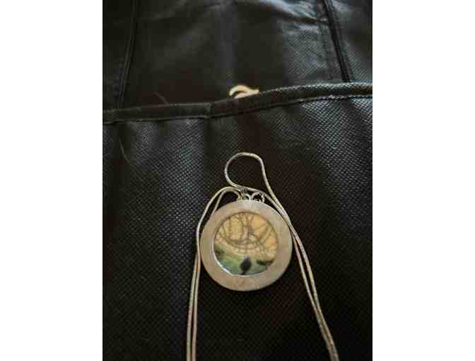 Pewter & Connemara Marble Pendant