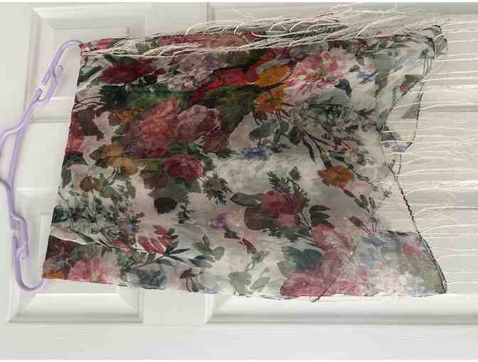 Silky Flower Scarf