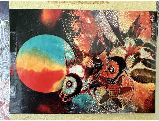 Beautiful Batik Painting - and Color to Spare!