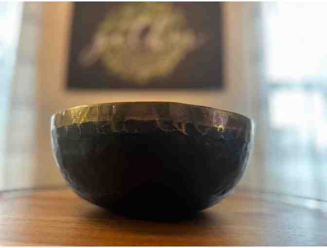 Exceptional Hand-Crafted Tibetan Singing Bowl | 9.5' Diameter