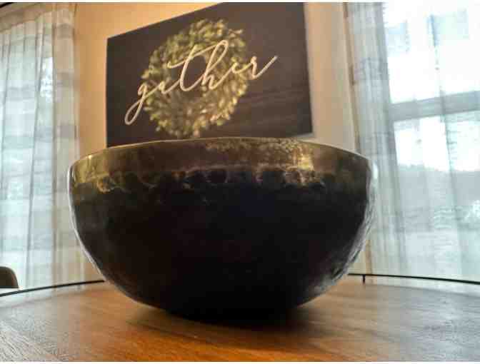 Exceptional Hand-Crafted Tibetan Singing Bowl | 9.5' Diameter