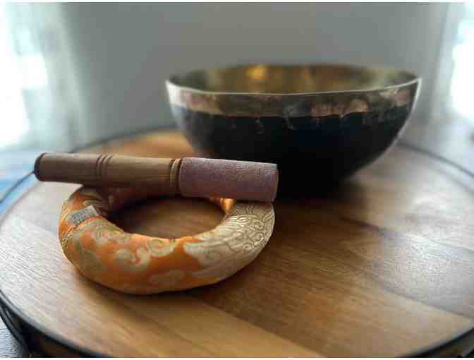 Exceptional Hand-Crafted Tibetan Singing Bowl | 9.5' Diameter