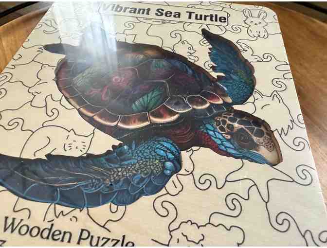 Wooden Jigsaw Puzzle | Sea Turtle (Large)