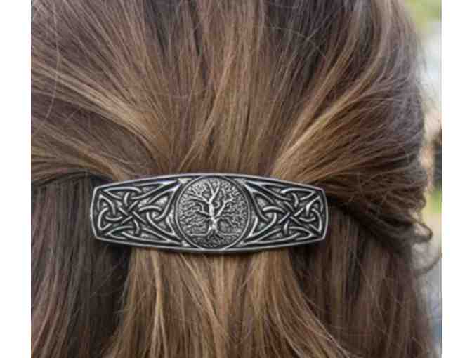 Hand-Cast Barette | Tree or Life