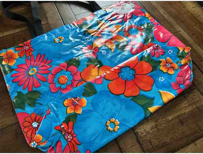 Beautiful & Brilliantly Bright | Oilcloth Tote