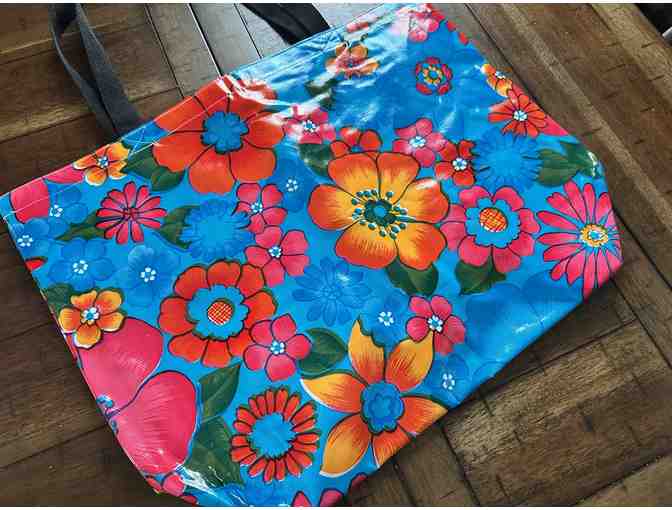 Beautiful & Brilliantly Bright | Oilcloth Tote