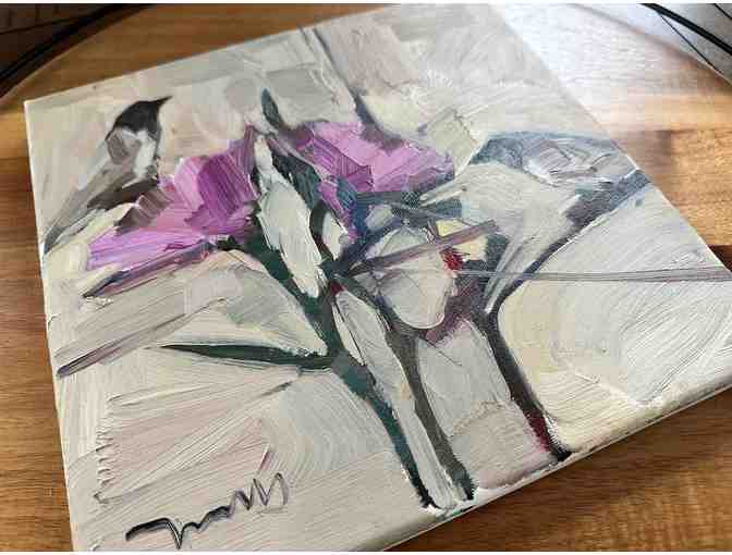 Original Oil Painting | Thistle Buds