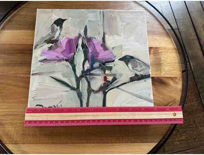 Original Oil Painting | Thistle Buds