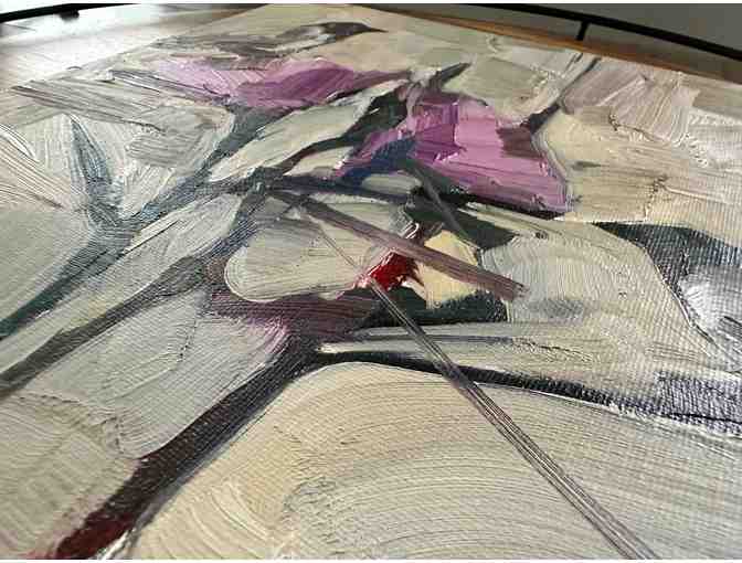 Original Oil Painting | Thistle Buds