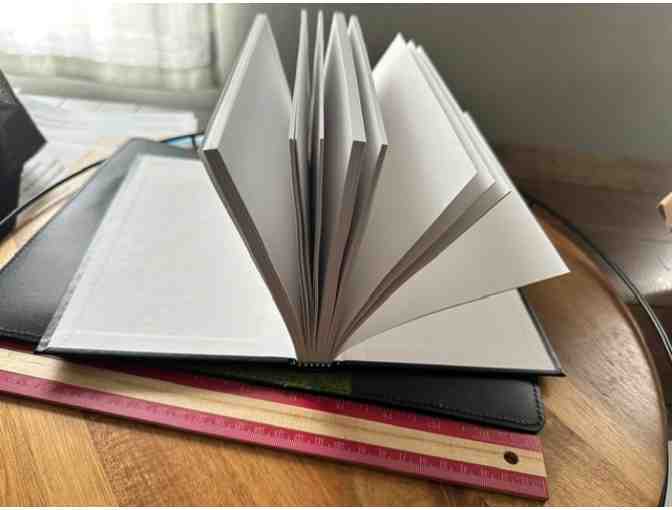 Genuine Luxe Leather Journal Cover (Refillable) | Spiral/Healing Hand