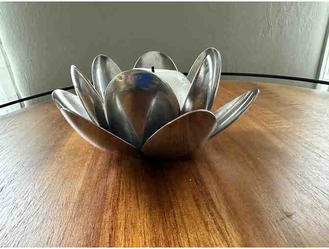 Lotus Candle Holder | Used in Closing Ritual in Chartres, France