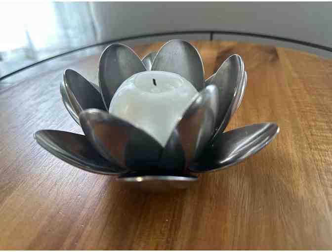 Lotus Candle Holder | Used in Closing Ritual in Chartres, France