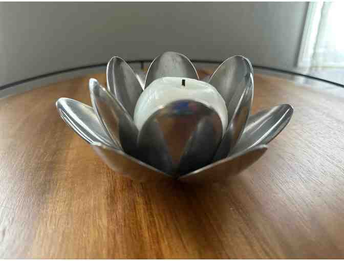 Lotus Candle Holder | Used in Closing Ritual in Chartres, France