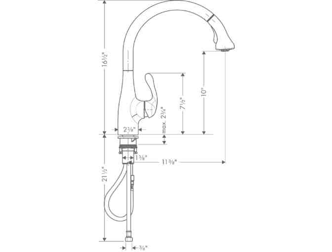 Hansgrohe Allegro E Gourmet Kitchen faucet