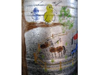 Student-decorated Watering Can from Ms. Gondoly's Class