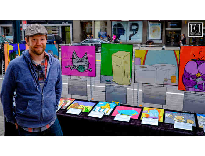 Tiny Banana Crochets During Daily Commute by REAL. WEIRD. ART.