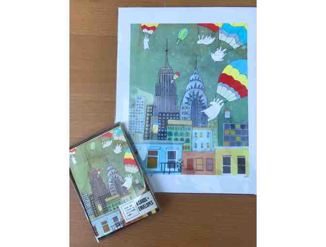 Wall Art + Note Card Set by KRISTIANA PARN