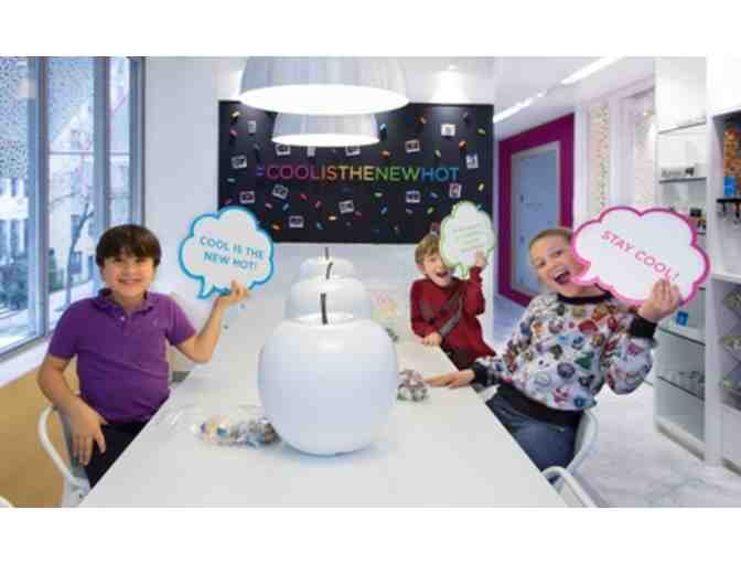 A $100 Gift Certificate towards a COOLMESS Party Package