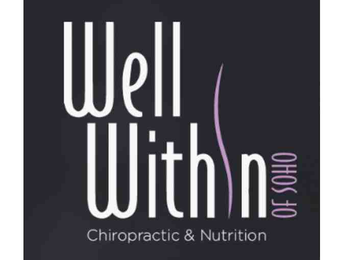 WELL WITHIN OF SOHO CHIROPRACTIC & NUTRITION - Consultation, Exam & Treatment