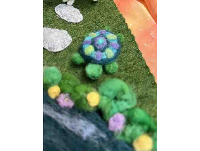 Handmade Needle Felted Natural Play Scene