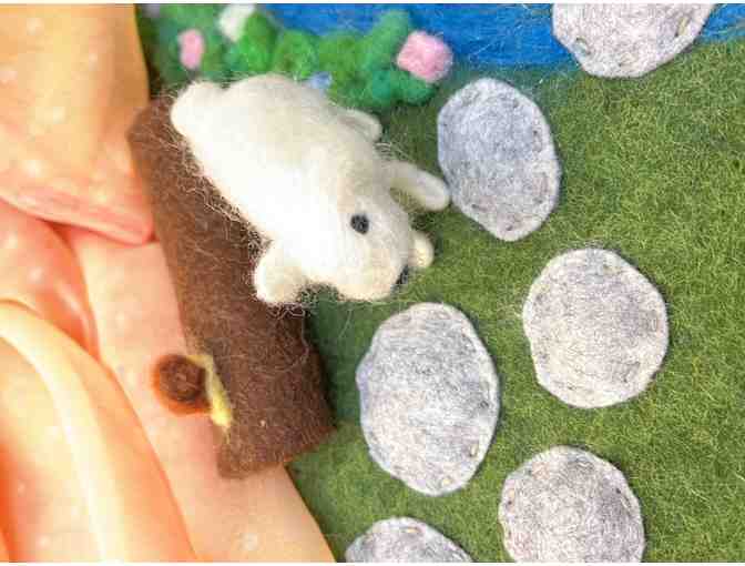 Handmade Needle Felted Natural Play Scene