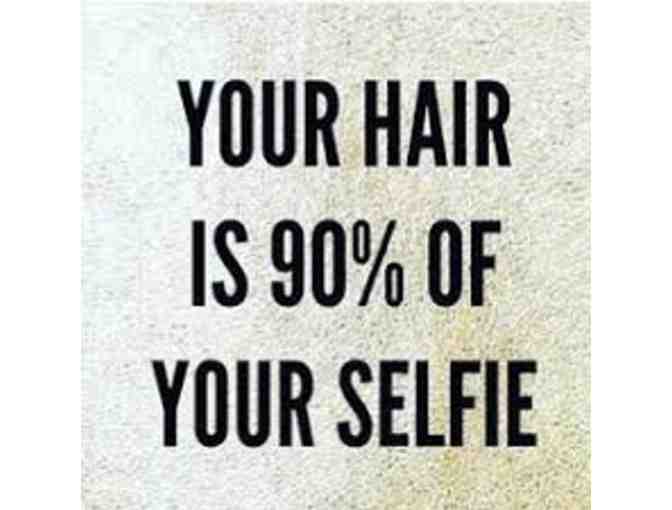 Taline Wilder Haircut at Dino Clark Salon