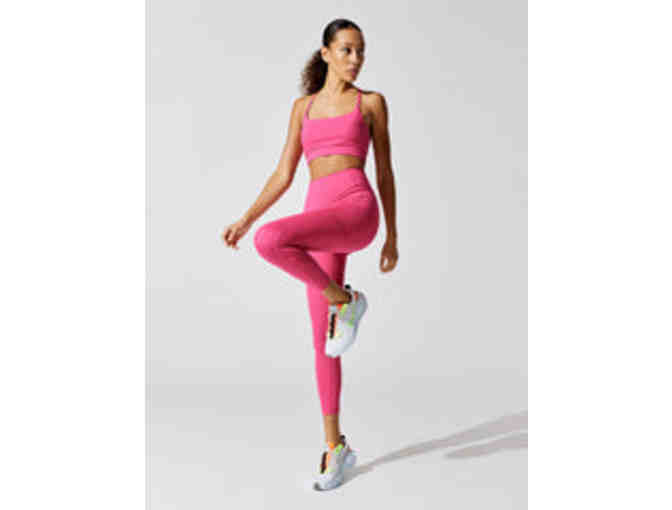 Carbon 38 High Rise 7/8 Legging With Pockets in Cloud Compression - Medium