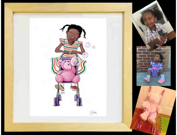 Unique Custom Portrait Illustration by Ms. Gela of STEAM Studio - Photo 3