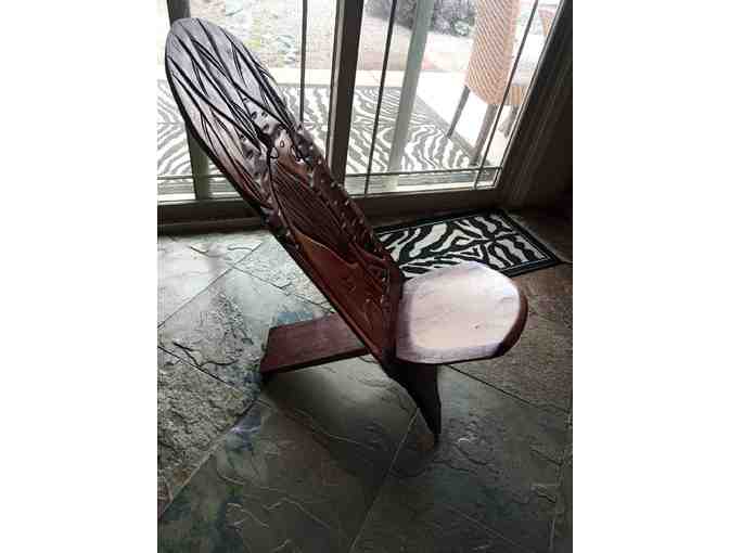 Hand Carved Lion Chair