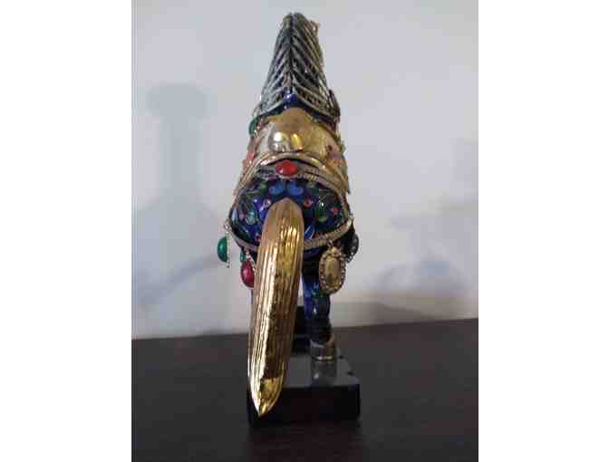 Enamel Horse on Stand