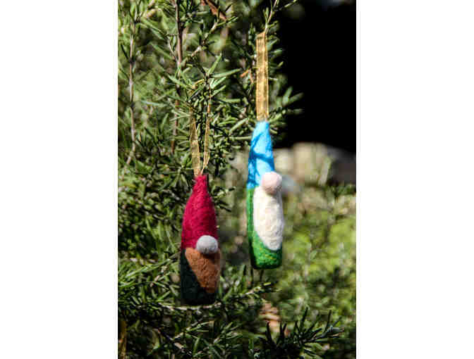Needle Felted Gnome ornament