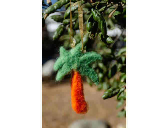 Felt Palm tree ornament
