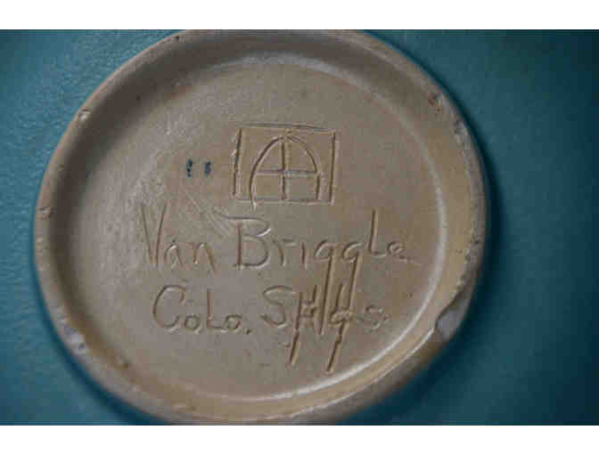 Vintage Van Briggle shallow bowl