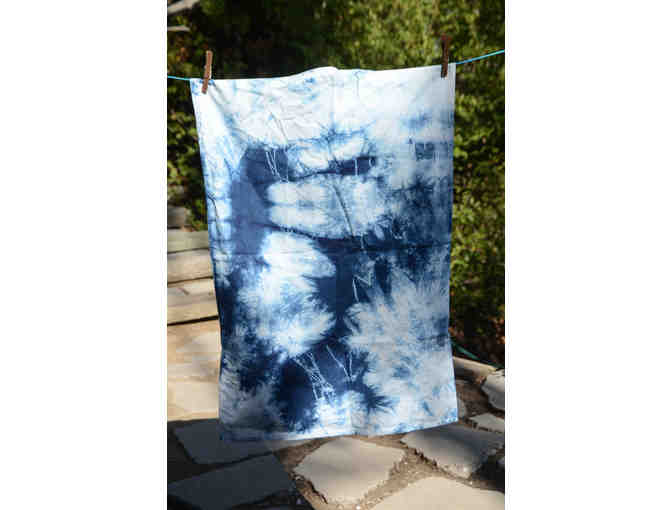 Shibori Indigo dyed pillow cases