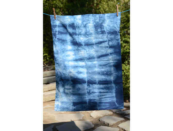 Shibori Indigo dyed pillow cases