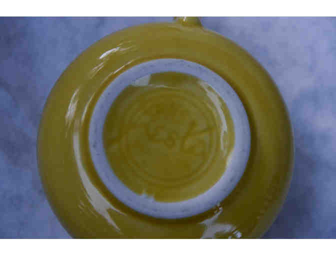 Vintage Fiestaware cream and sugar set