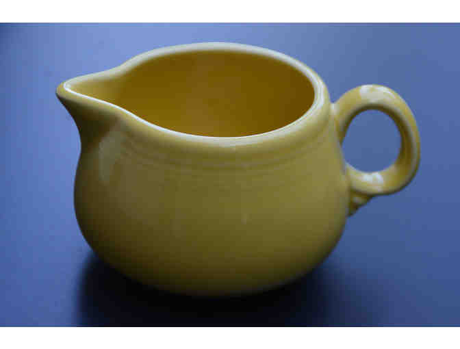Vintage Fiestaware cream and sugar set